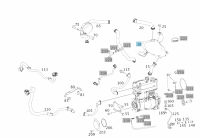 奔馳發(fā)動(dòng)機(jī)OM936空氣壓縮機(jī)消音器A9361300107